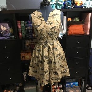 Dinosaur Fossil Bones Dress